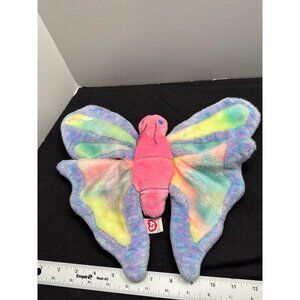 Ty Beanie Buddies Collection Flitter Butterfly Plush 2000 Tie-Dye Multicolor Sof